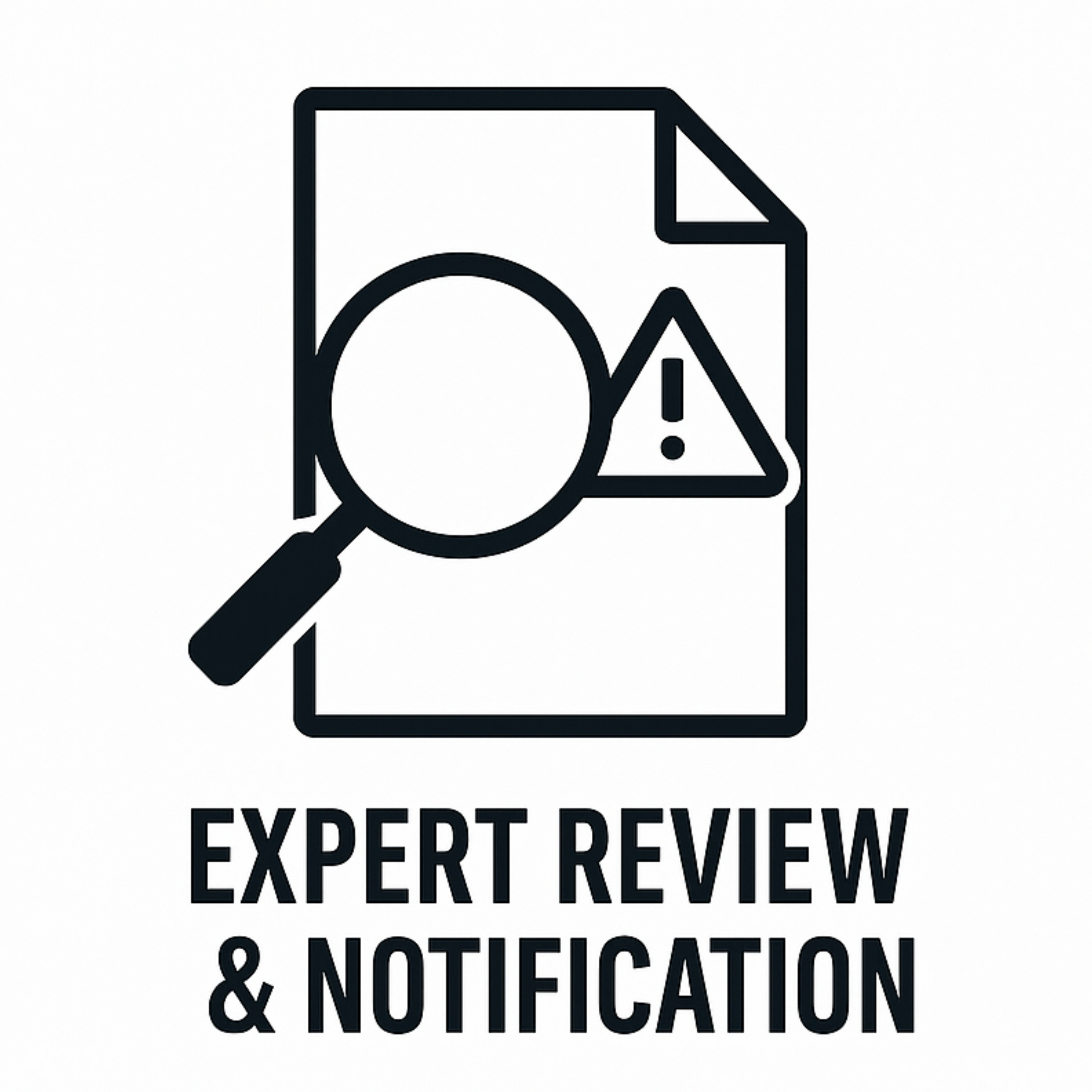 Expert Review & Notification (Click for more information)