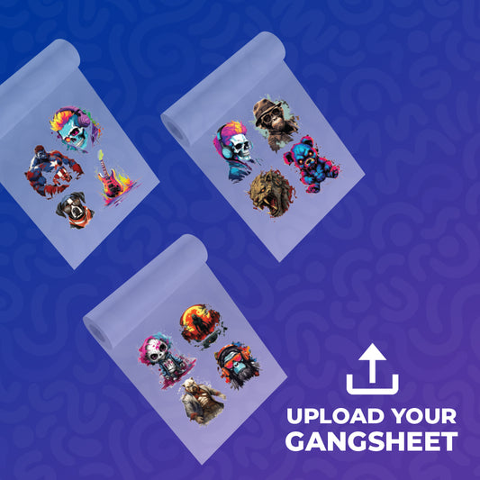 Upload Your Custom DTF  Gang Sheet